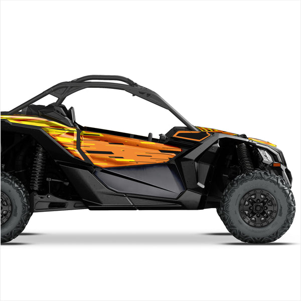 CYBER design stickers for Can-Am Maverick X3 (6)