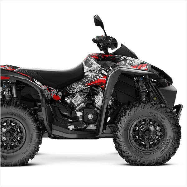 SYMBIOTE design stickers for Can-Am Renegade XXC/XMR (2)