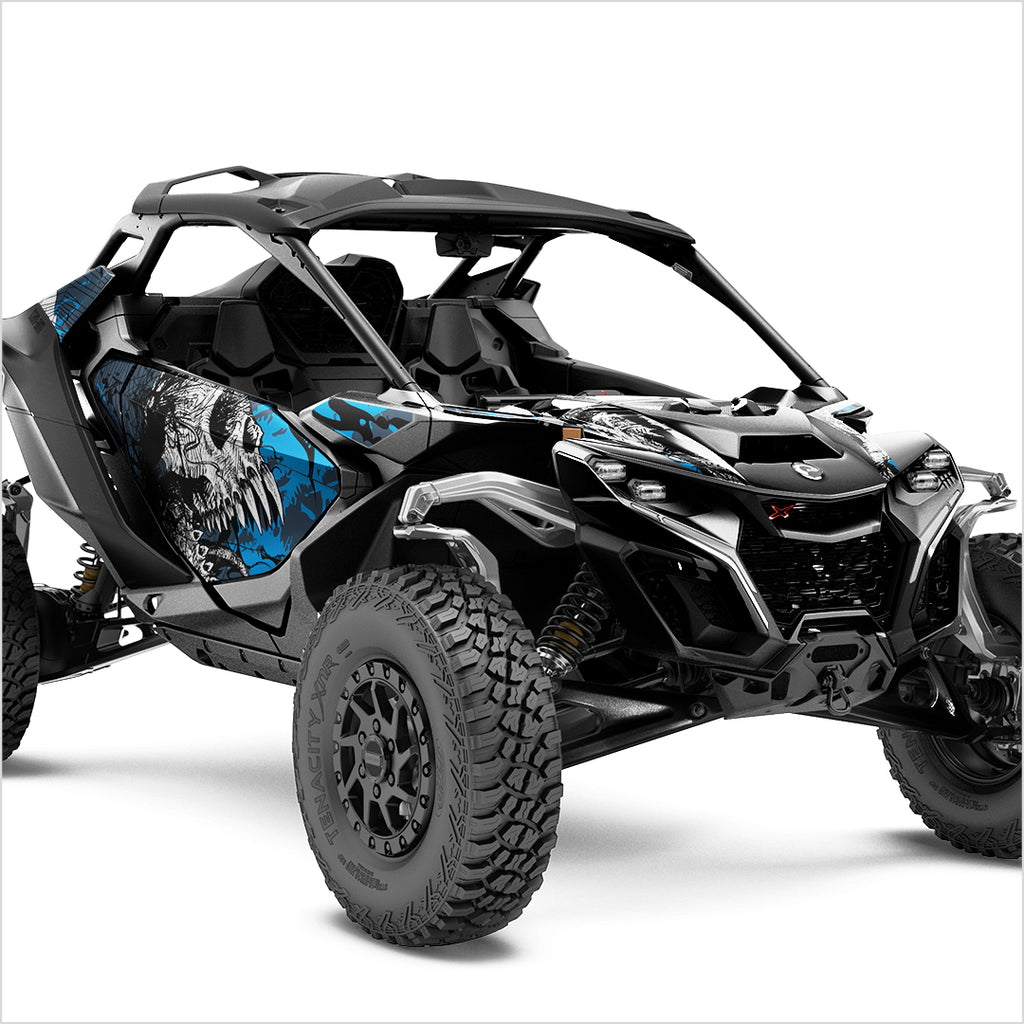 SYMBIOTE design stickers for Can-Am Maverick R (7)