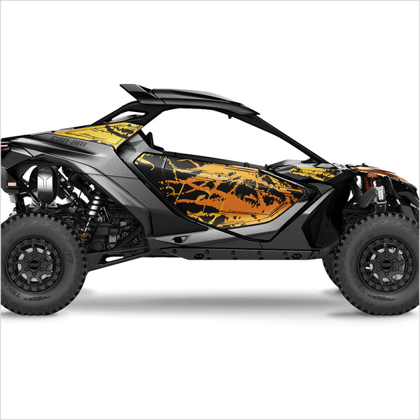 can am maverick-r 2024 decal graphics kit