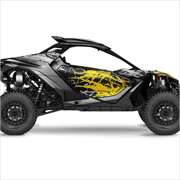 can am maverick r 2024 sticker graphics set