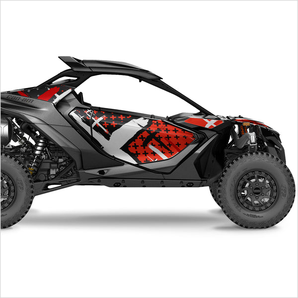 X design stickers for Can-Am Maverick R (10)