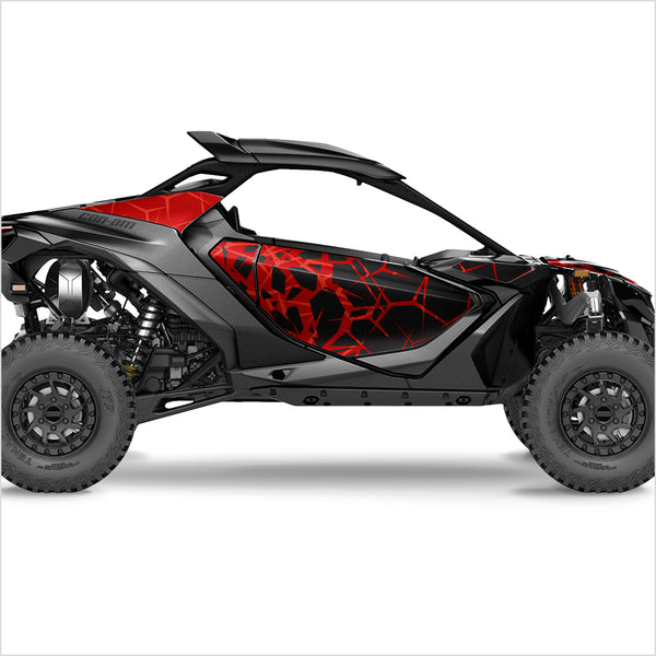 can am maverick r graphics sticker kit