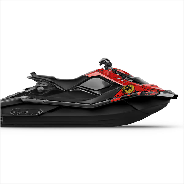 decals stickers for SEADOO SPARK red