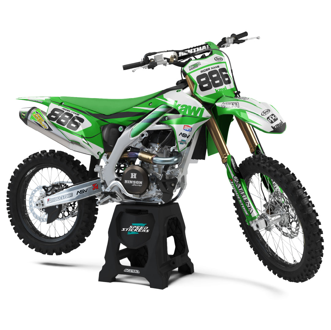 RUNNER Designaufkleber für Kawasaki