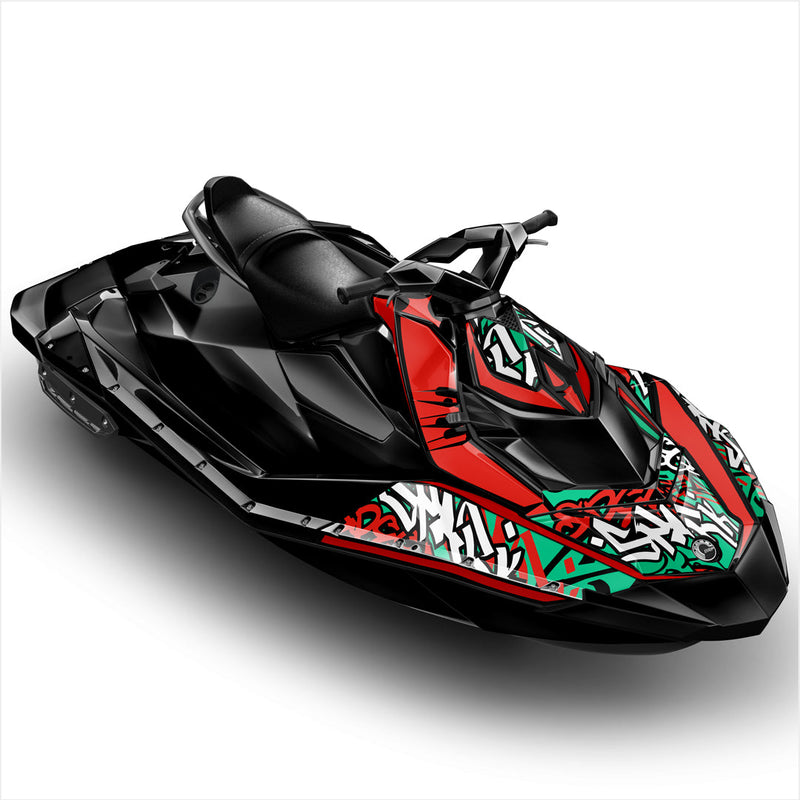 Graffiti-Design-Aufkleber für Sea-Doo Spark