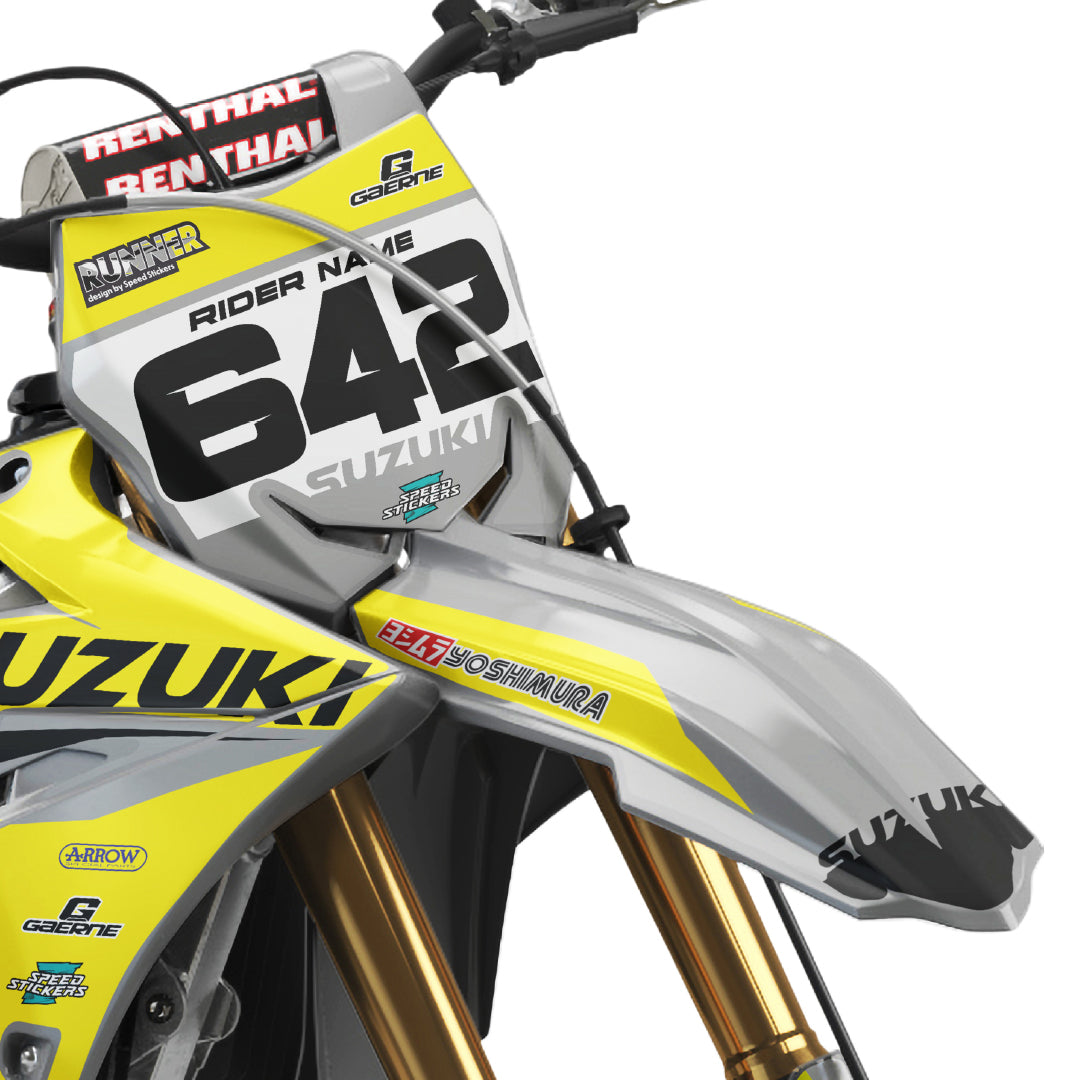 RUNNER-Designaufkleber für Suzuki RMZ