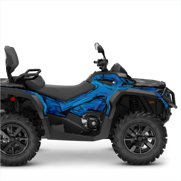 Can Am Outlander graphics blue