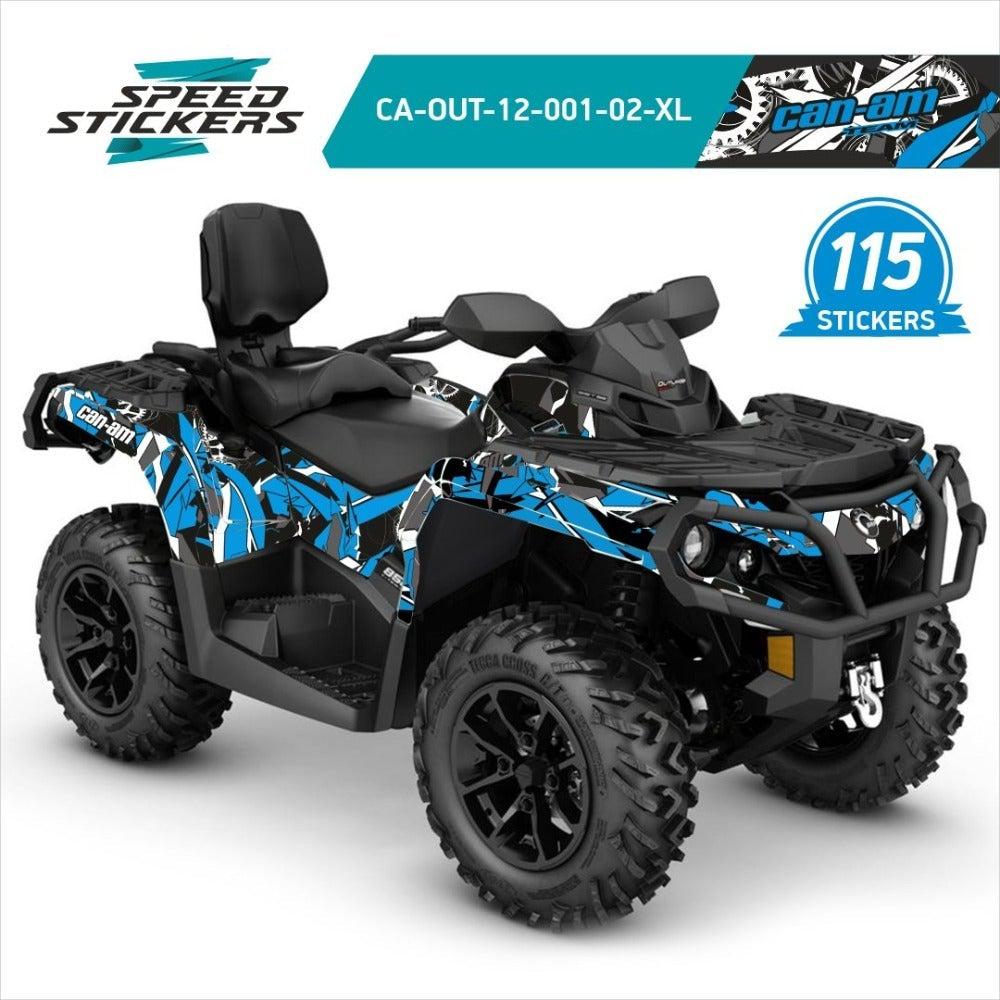 Can Am Outlander blue graphics