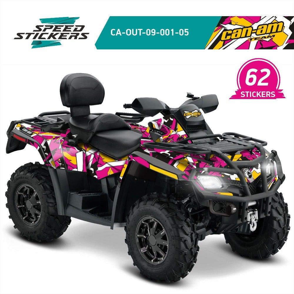 Can Am Outlander pink graphics G1