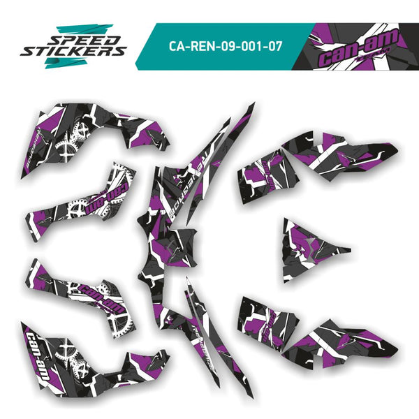 Can Am Renegade graphics violet