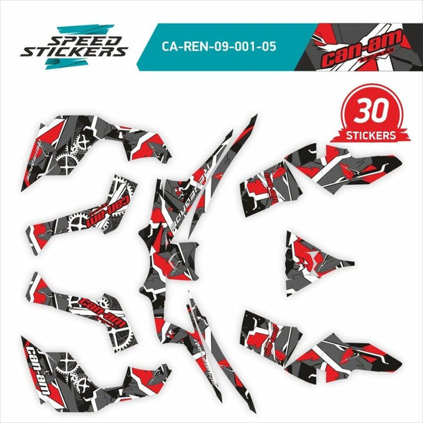 Can Am Renegade stickers with amazing graphics