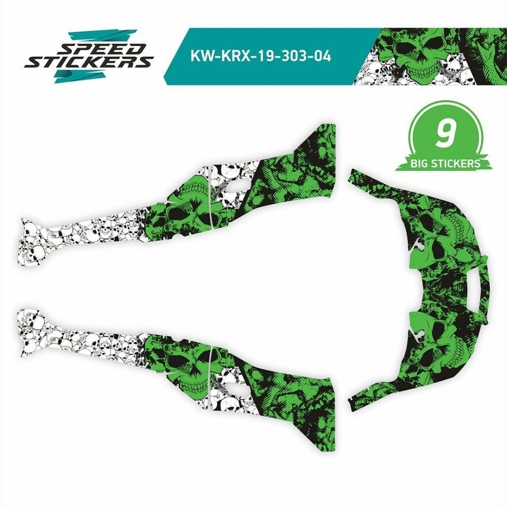 Kawasaki Teryx KRX SKULLY design stickers – Speed Stickers