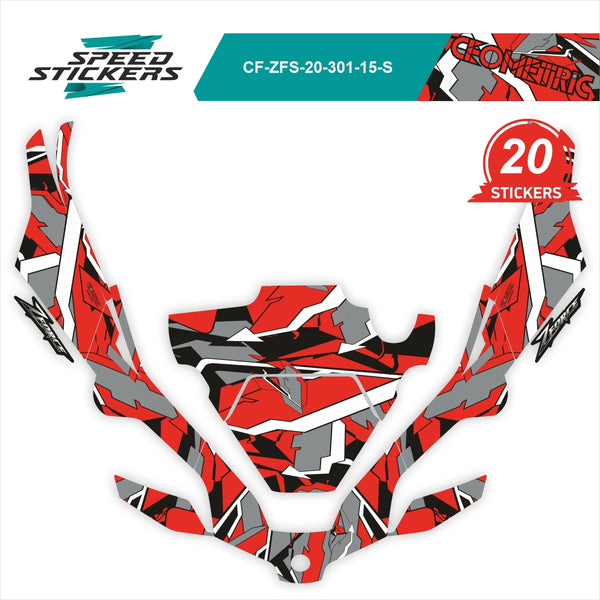 zforce sport decal kit camo red